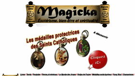 What Magicka.com website looked like in 2020 (3 years ago)