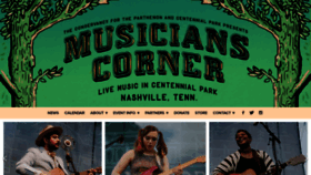 What Musicianscornernashville.com website looked like in 2020 (4 years ago)