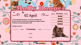 What Mollyhooper.co.uk website looked like in 2020 (4 years ago)