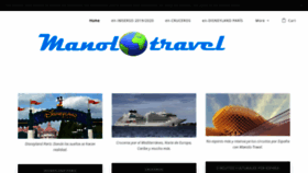 What Manolotravel.com website looked like in 2020 (3 years ago)