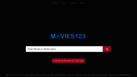 What Movies123.ltd website looked like in 2020 (3 years ago)