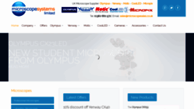 What Microscopesales.co.uk website looked like in 2020 (3 years ago)
