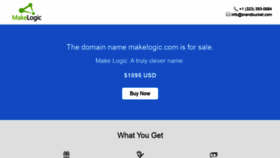 What Makelogic.com website looked like in 2020 (3 years ago)