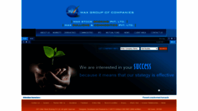 What Maxbroking.com website looked like in 2020 (3 years ago)
