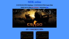What Mdkonline.com.ar website looked like in 2020 (4 years ago)