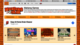What Mahjong.co.uk website looked like in 2020 (3 years ago)