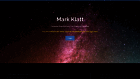 What Mark-klatt.com website looked like in 2020 (3 years ago)