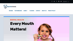 What Mouthpower.org website looked like in 2020 (3 years ago)