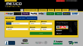 What Mexicocarrental.com.mx website looked like in 2020 (5 years ago)