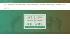 What Meillonandbright.com.au website looked like in 2020 (4 years ago)