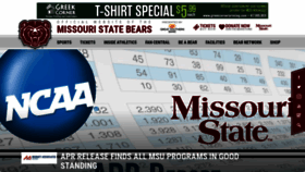 What Missouristatebears.com website looked like in 2020 (3 years ago)