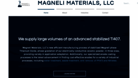 What Magnelimaterials.com website looked like in 2020 (3 years ago)