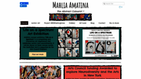 What Mahliaamatina.com website looked like in 2020 (3 years ago)
