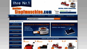 What Meine-stopfmaschine.com website looked like in 2020 (3 years ago)
