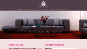 What Maison-acote.com website looked like in 2020 (4 years ago)