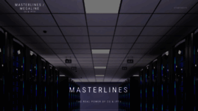 What Masterlines.co website looked like in 2020 (3 years ago)