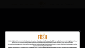What Marcfosh.com website looked like in 2020 (3 years ago)