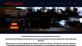 What Melodypods.com website looked like in 2020 (3 years ago)
