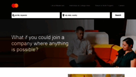 What Mastercard.jobs website looked like in 2020 (3 years ago)