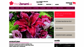 What Mezizenami.cz website looked like in 2020 (3 years ago)