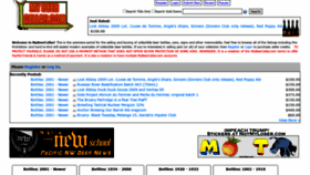 What Mybeercellar.com website looked like in 2020 (3 years ago)
