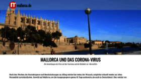 What Mallorca.de website looked like in 2020 (3 years ago)