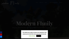 What Modernfimily.com website looked like in 2020 (3 years ago)