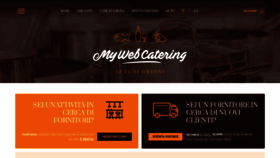 What Mywebcatering.com website looked like in 2020 (3 years ago)