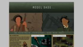What Modeldads.co.uk website looked like in 2020 (4 years ago)