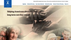 What Medicaidplanningassistance.org website looked like in 2020 (3 years ago)