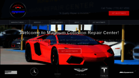 What Magnumcollision.com website looked like in 2020 (3 years ago)