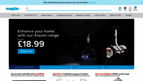 What Maplin.co.uk website looked like in 2020 (3 years ago)