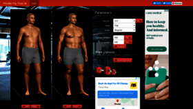 What Modelmymuscle.com website looked like in 2020 (3 years ago)