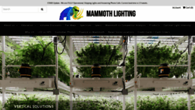 What Mammothlighting.com website looked like in 2020 (4 years ago)