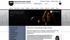 What Moulshamhigh.org website looked like in 2020 (3 years ago)