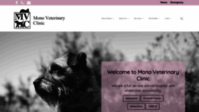 What Monovet.com website looked like in 2020 (3 years ago)