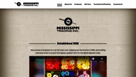 What Mississippitrading.com website looked like in 2020 (3 years ago)