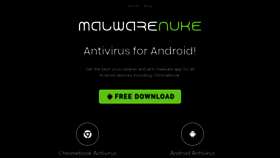 What Malwarenuke.com website looked like in 2020 (3 years ago)