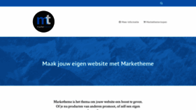 What Marketheme.nl website looked like in 2020 (4 years ago)