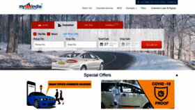 What Mytaxiindia.com website looked like in 2020 (3 years ago)
