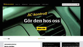 What Mekonomen.se website looked like in 2020 (3 years ago)