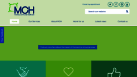 What Medwaycommunityhealthcare.nhs.uk website looked like in 2020 (3 years ago)