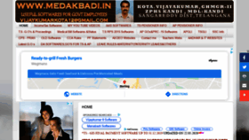 What Medakbadi.in website looked like in 2020 (3 years ago)