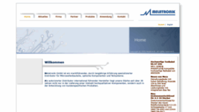 What Melatronik.de website looked like in 2020 (3 years ago)