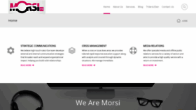 What Morsipr.com website looked like in 2020 (3 years ago)