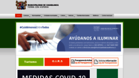 What Municipalidadcasablanca.cl website looked like in 2020 (3 years ago)