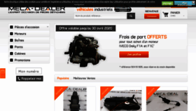 What Meca-dealer.com website looked like in 2020 (3 years ago)