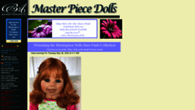 What Masterpiecedolls.com website looked like in 2020 (3 years ago)