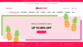 What Marleylilly.com website looked like in 2020 (3 years ago)