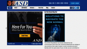 What Myasd.com website looked like in 2020 (3 years ago)